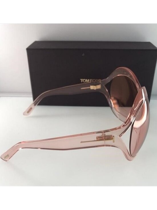 ?- New- TOM FORD Carine Pink Butterfly Sunglasses FT0902 72Y 71 main image 4